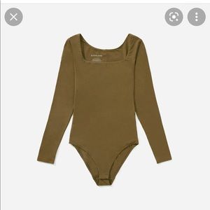 EUC Everlane Square Neck Bodysuit